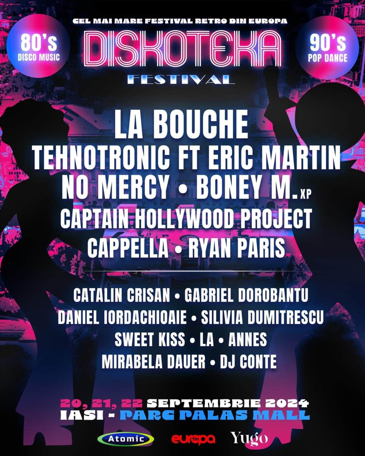 Spectacole Iasi » DISKOTEKA Festival 22 Septembrie 2024